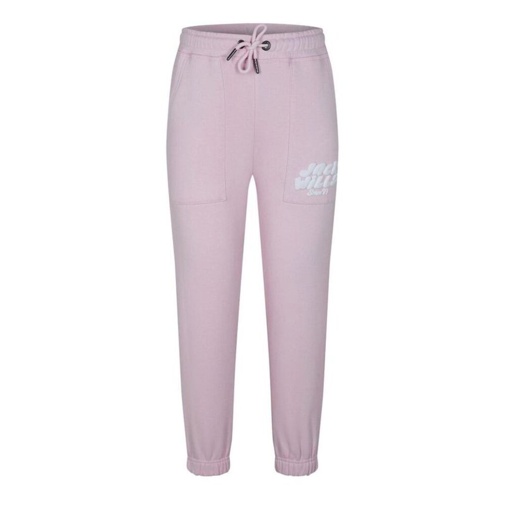 Jack Wills Girls Logo Regular Joggers / Pink